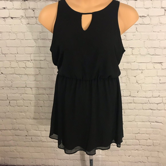 Xhilaration Dresses & Skirts - Xhilaration Little Black Dress Rose Gold Zip Large